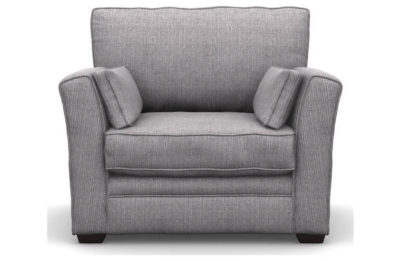 Heart of House Malton Fabric Cuddle Chair - Ash